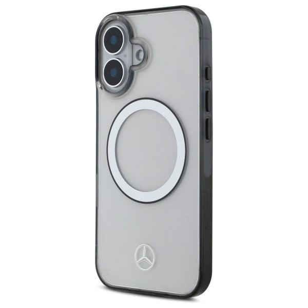 Mercedes Printed Logo MagSafe iPhone 16 Case - Clear_1
