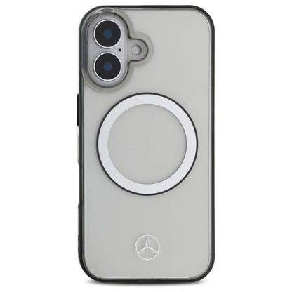 Mercedes Printed Logo MagSafe iPhone 16 Case - Clear_2