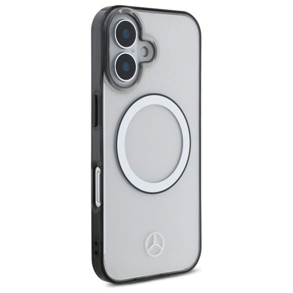Mercedes Printed Logo MagSafe iPhone 16 Case - Clear_3