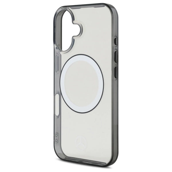 Mercedes Printed Logo MagSafe iPhone 16 Case - Clear_5