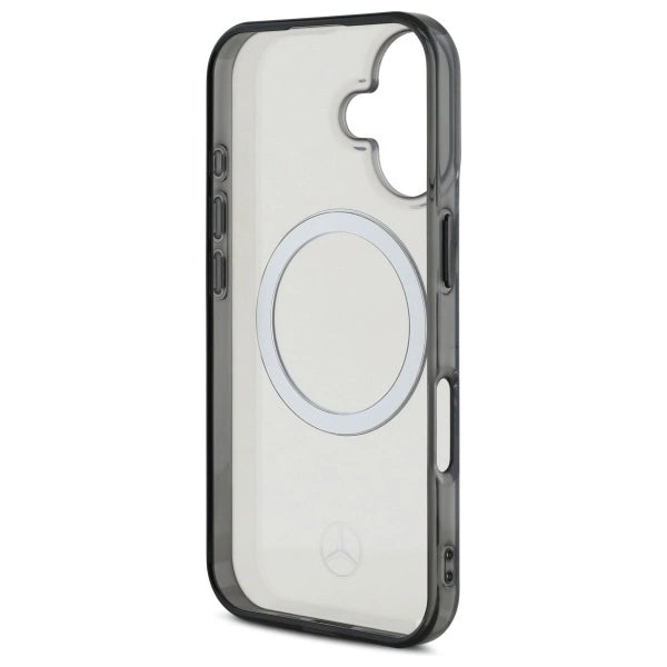 Mercedes Printed Logo MagSafe iPhone 16 Case - Clear_6