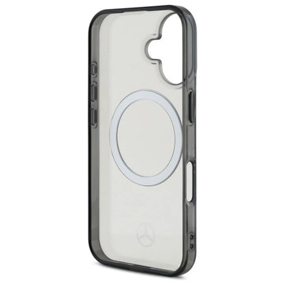 Mercedes Printed Logo MagSafe iPhone 16 Case - Clear_6