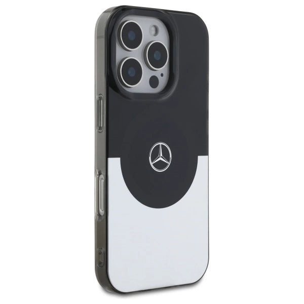 Mercedes Double Layer BiColor MagSafe case for iPhone 16 Pro Max - silver_3