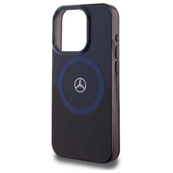 Mercedes MB Double Layer BiColor MagSafe Case for iPhone 16 Pro Max - Blue_5