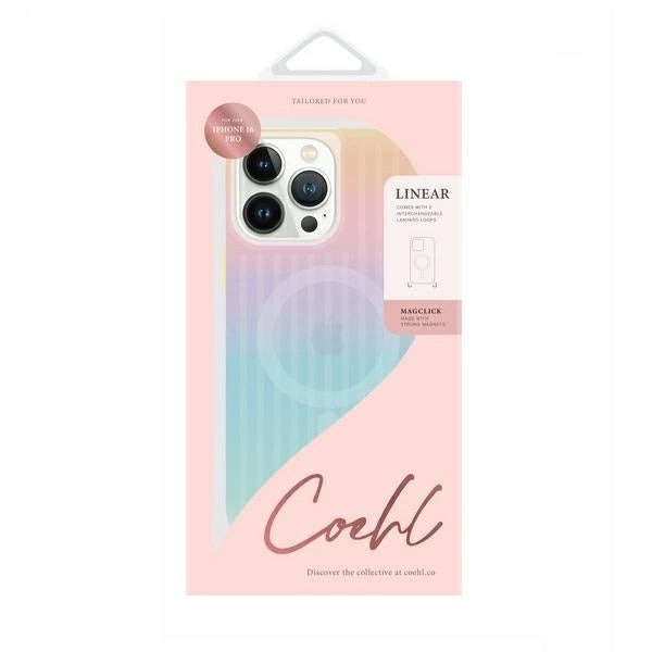 Uniq Coehl Linear Magnetic Charging Case for iPhone 16 Pro - Iridescent_4