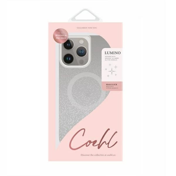 Uniq Coehl Lumino Magnetic Charging case for iPhone 16 Pro Max - silver_4