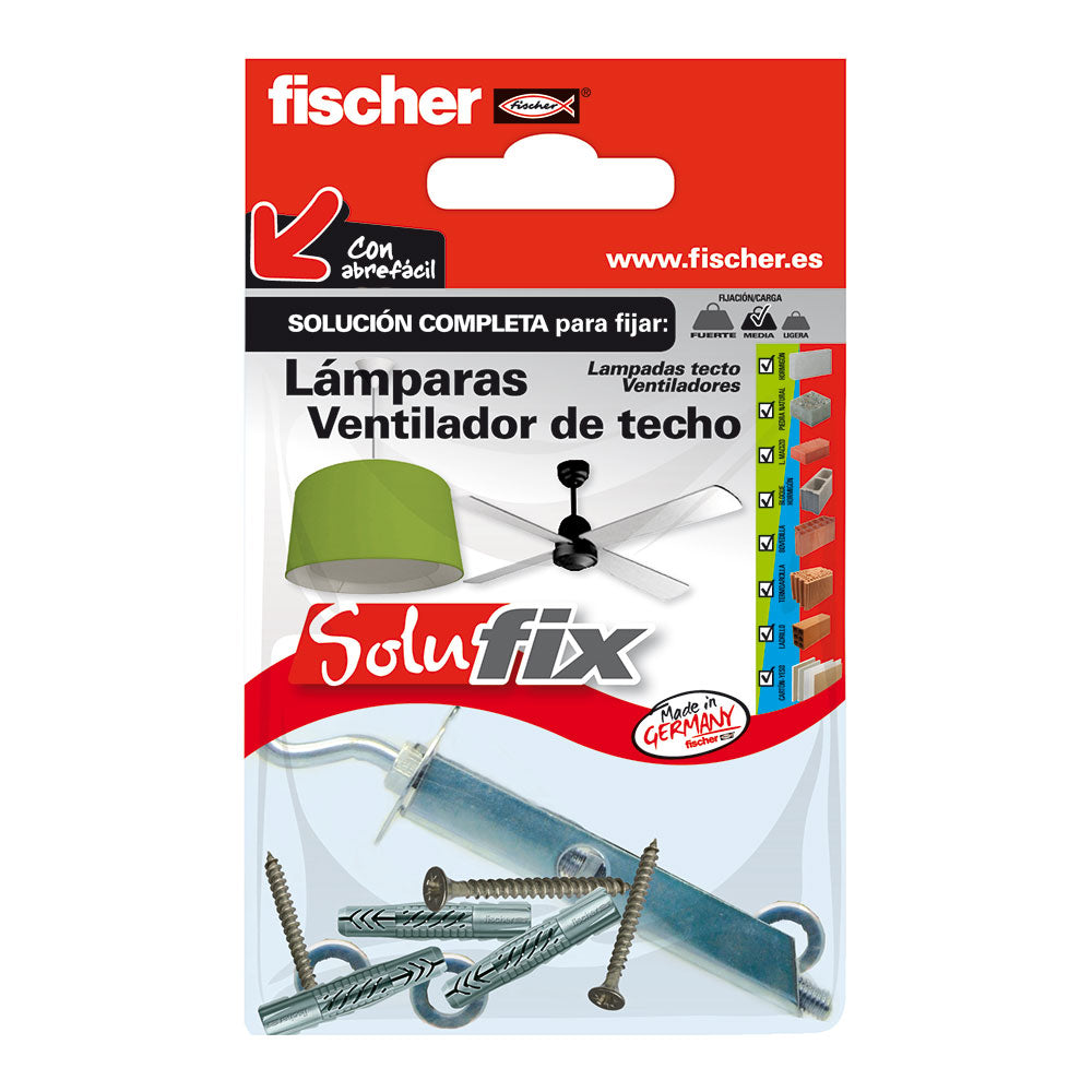 Solufix lÃ¢mpadas/ventoinhas de teto 502689 fischer_0