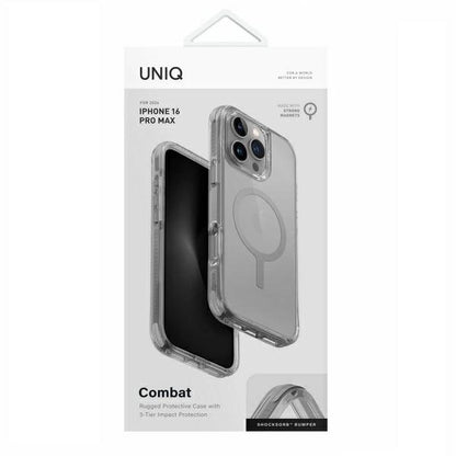 Uniq Combat Magclick Charging Case for iPhone 16 Pro Max - Gray_3