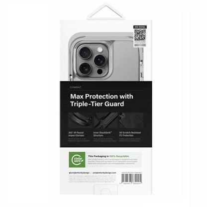 Uniq Combat Magclick Charging Case for iPhone 16 Pro Max - Gray_4