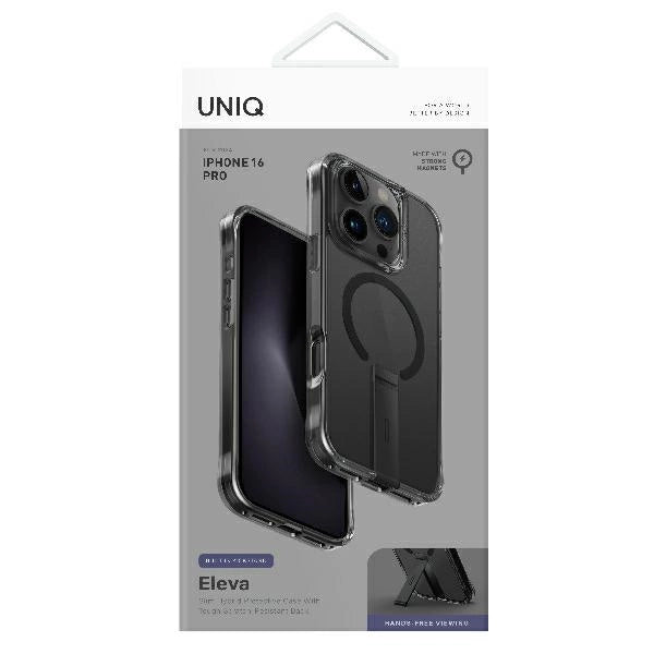 Uniq Eleva with Vertica Stand for iPhone 16 Pro - Black_3