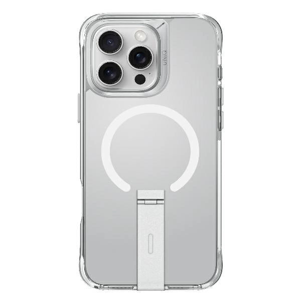 Uniq Eleva with Vertica Stand Case for iPhone 16 Pro - Transparent_1