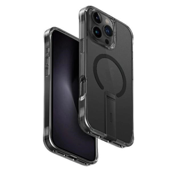 Uniq Eleva with Vertica Stand Case for iPhone 16 Pro Max - Black_0