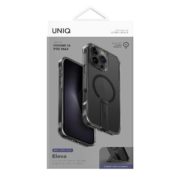 Uniq Eleva with Vertica Stand Case for iPhone 16 Pro Max - Black_3