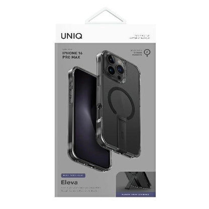 Uniq Eleva with Vertica Stand Case for iPhone 16 Pro Max - Black_3