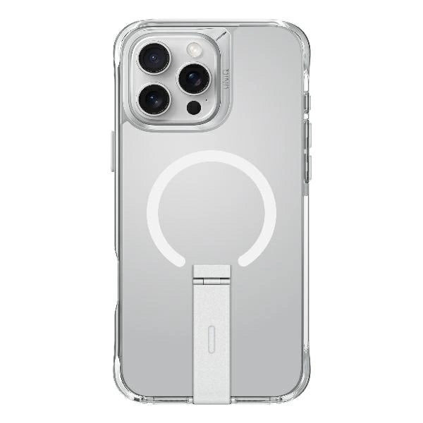 Uniq Eleva with Vertica Stand Case for iPhone 16 Pro Max - Transparent_1