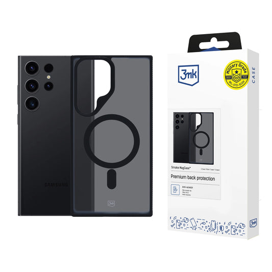 3mk Smoke MagCase with MagSafe for Samsung Galaxy S24 Ultra - semi-transparent_0