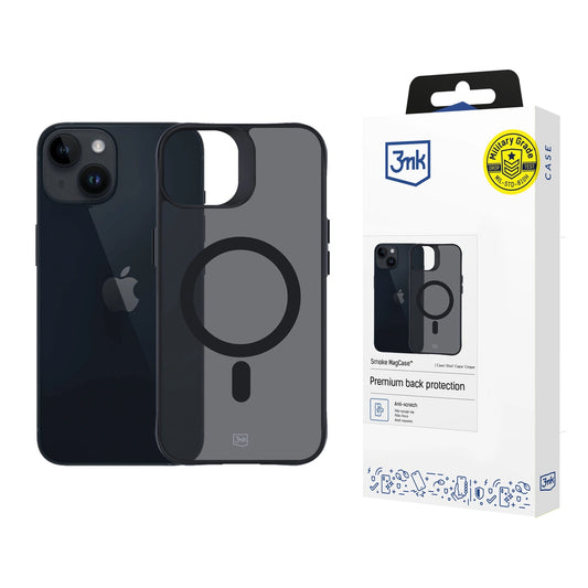 3mk Smoke MagCase with MagSafe for iPhone 13 / 14 - semi-transparent_0