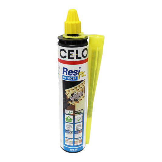Adesivo quÃ­mico resifix poliÃ©ster sem estireno 300 ml_0