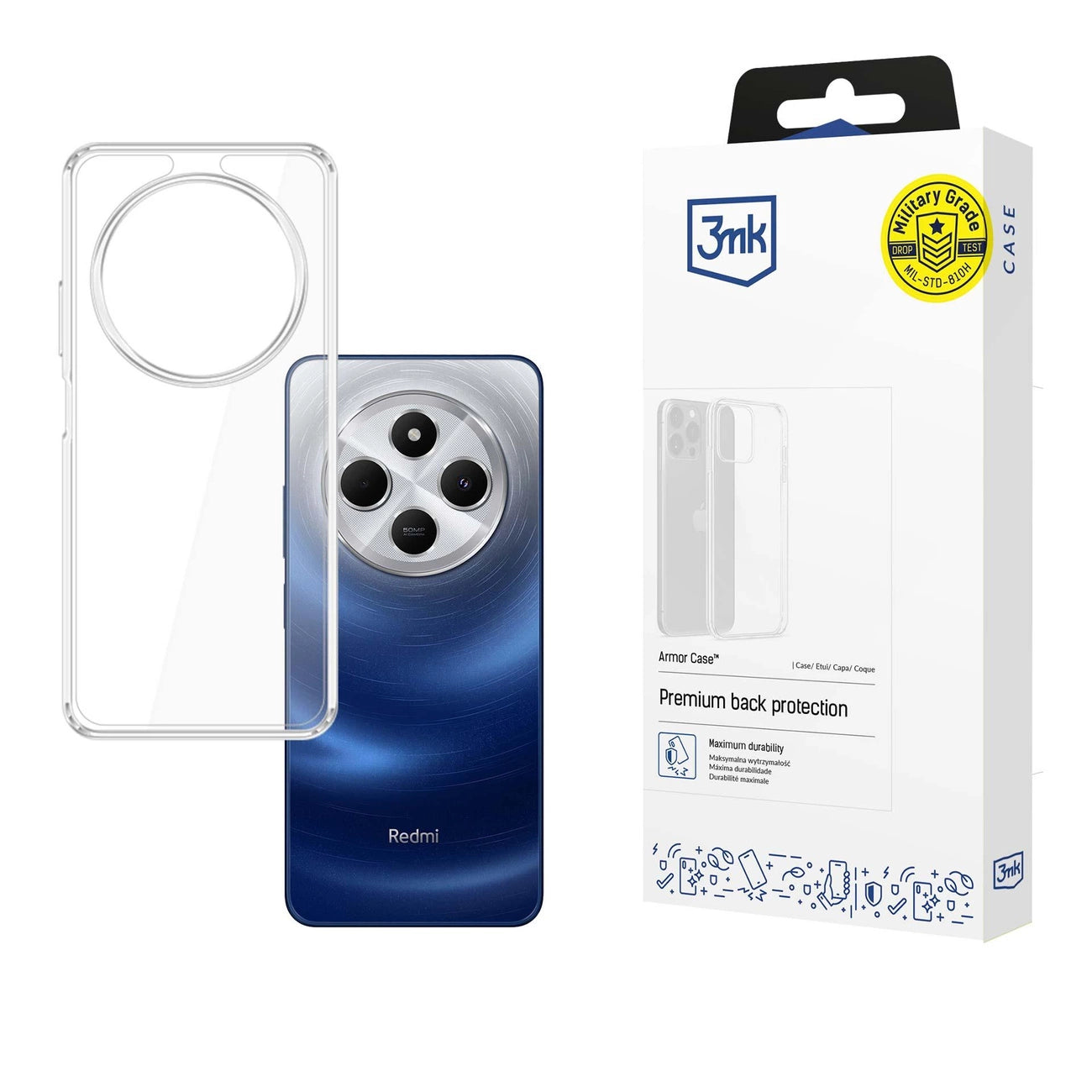 3mk Armor Case for Xiaomi Redmi 14C - transparent_0