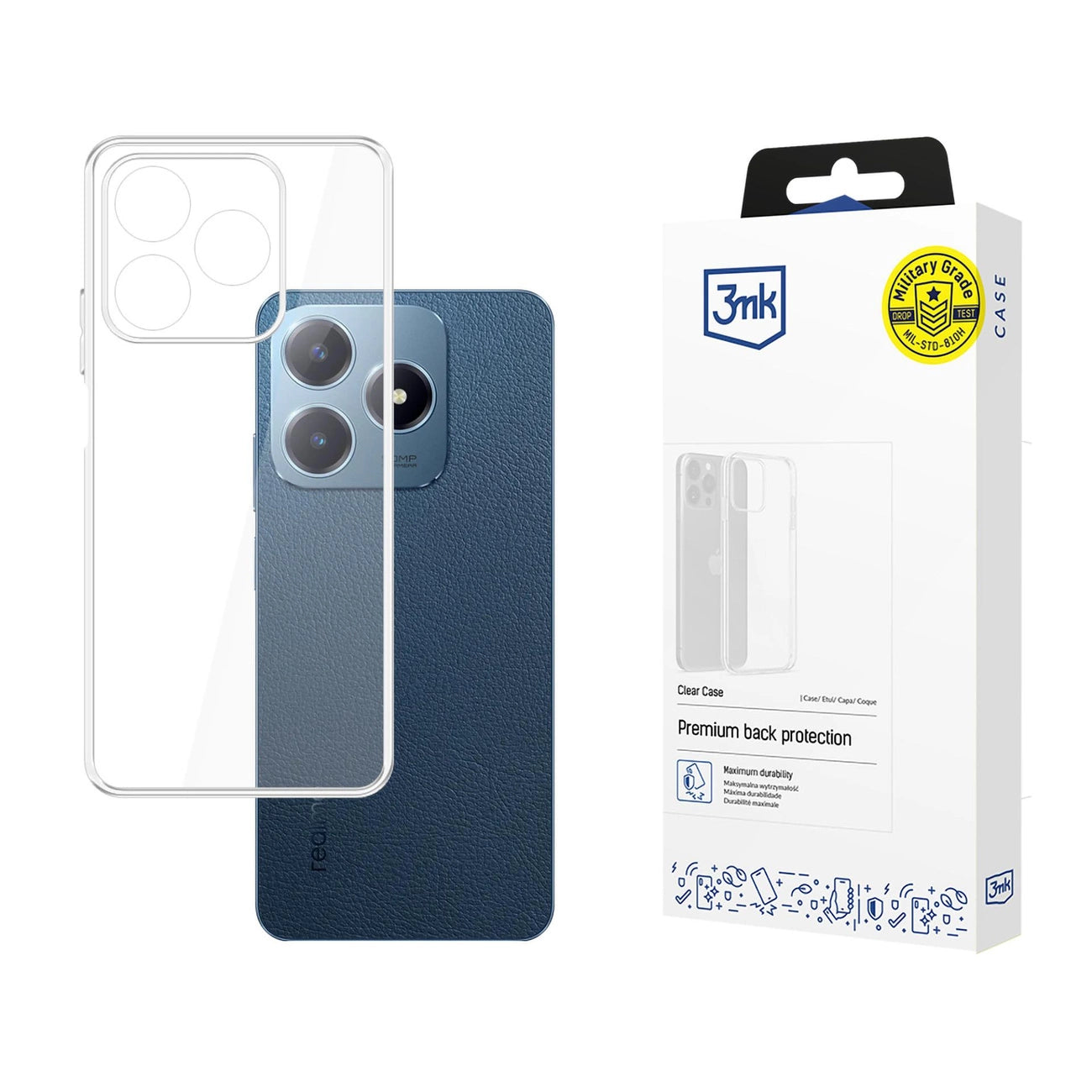 3mk Clear Case for Realme C63 - Transparent_0