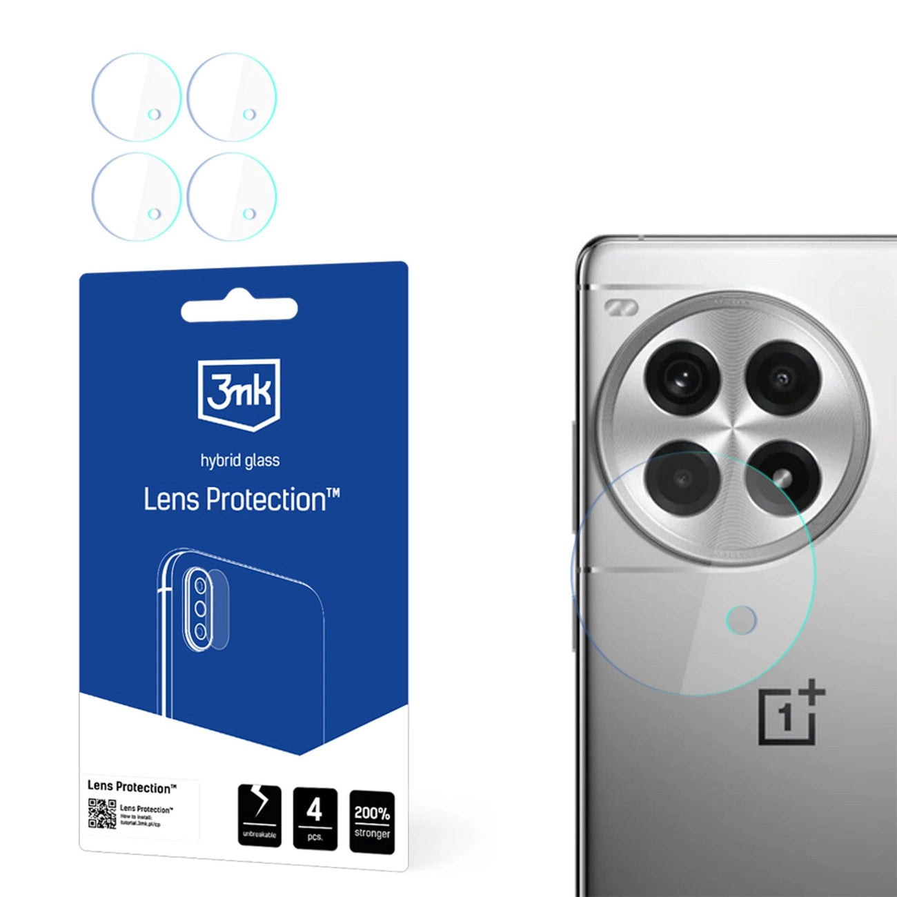 Camera Cover 3mk Lens Protection for OnePlus 12T_0