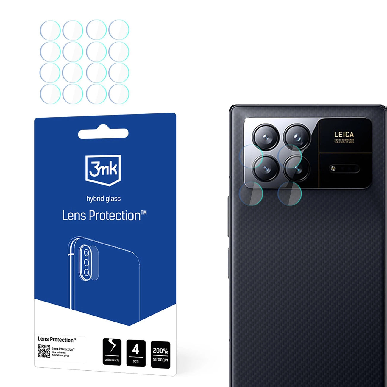 3mk Lens Protection camera cover for Xiaomi Mix Fold 3 (front)_0