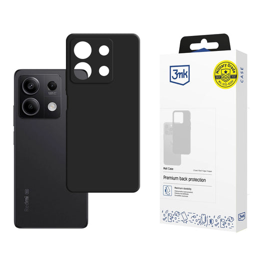3mk Silicone Case for Xiaomi Redmi Note 13 5G - Black_0
