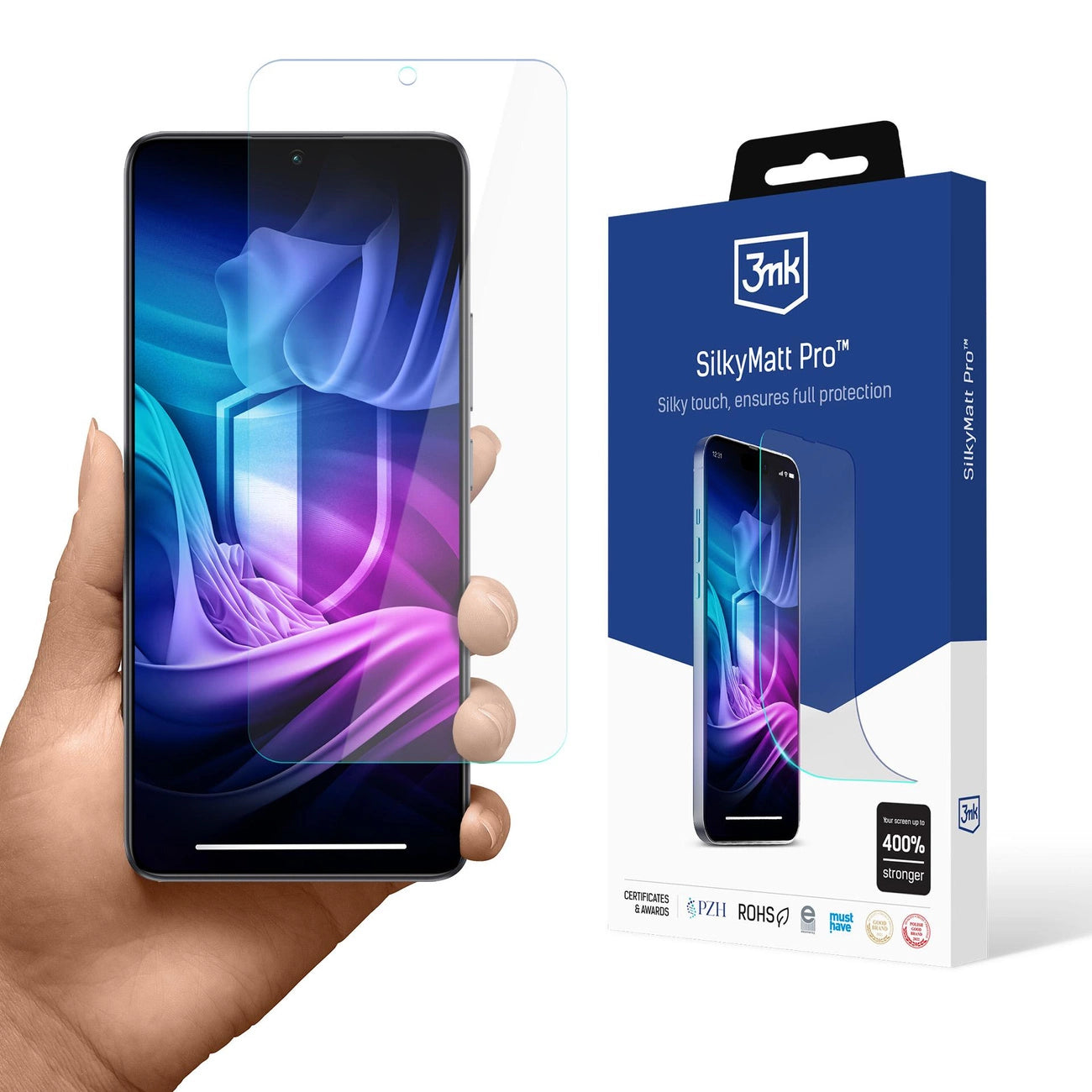 Matte protective film 3mk Silky Matt Pro for Xiaomi Poco F6_0