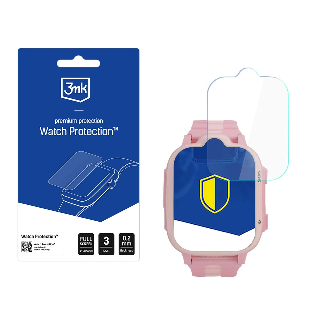 3mk Watch Protection ARC Smartwatch Screen Protector Film for Garett Kids eSIM 4G_0