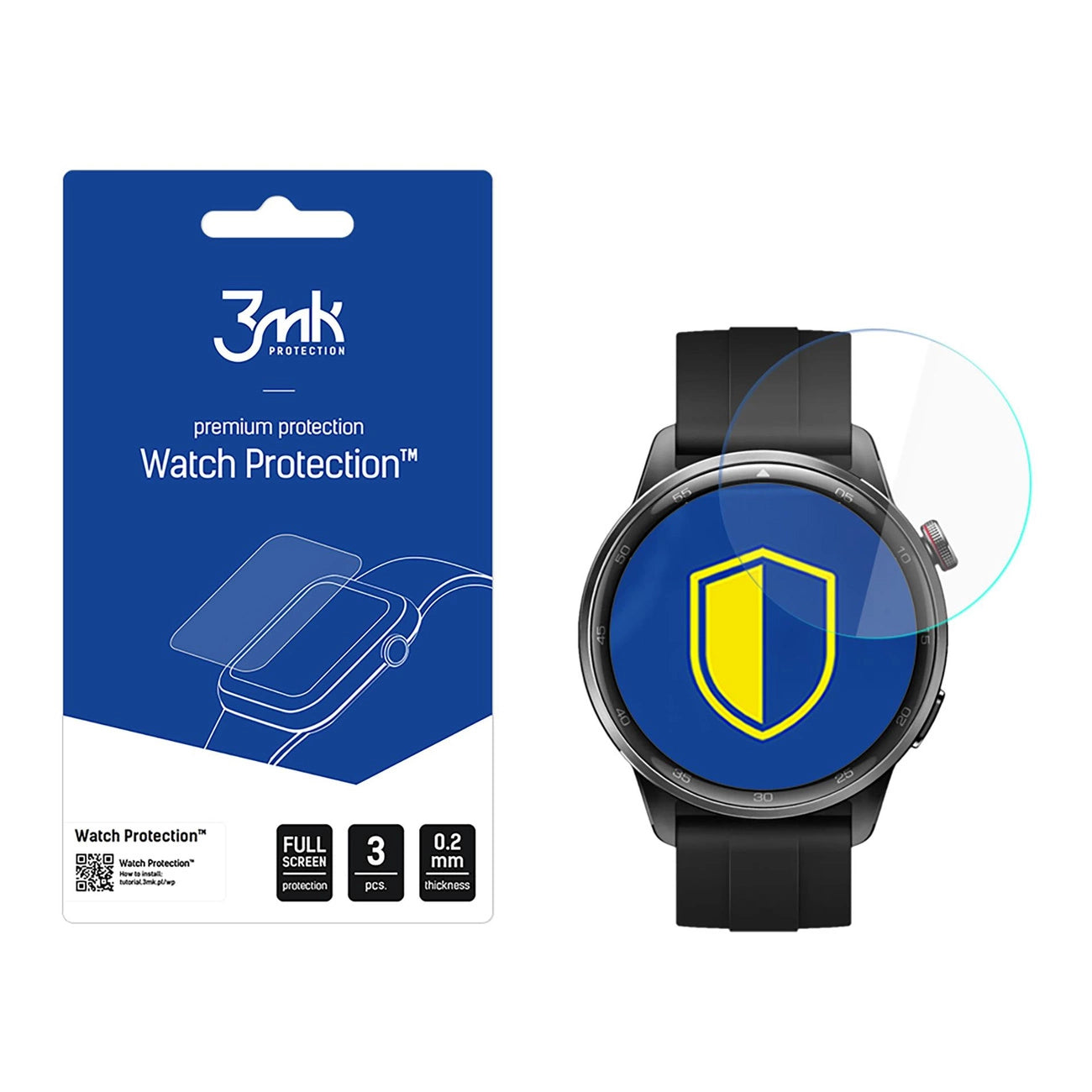 3mk Watch Protection ARC smartwatch screen protector for Realme Watch S2_0