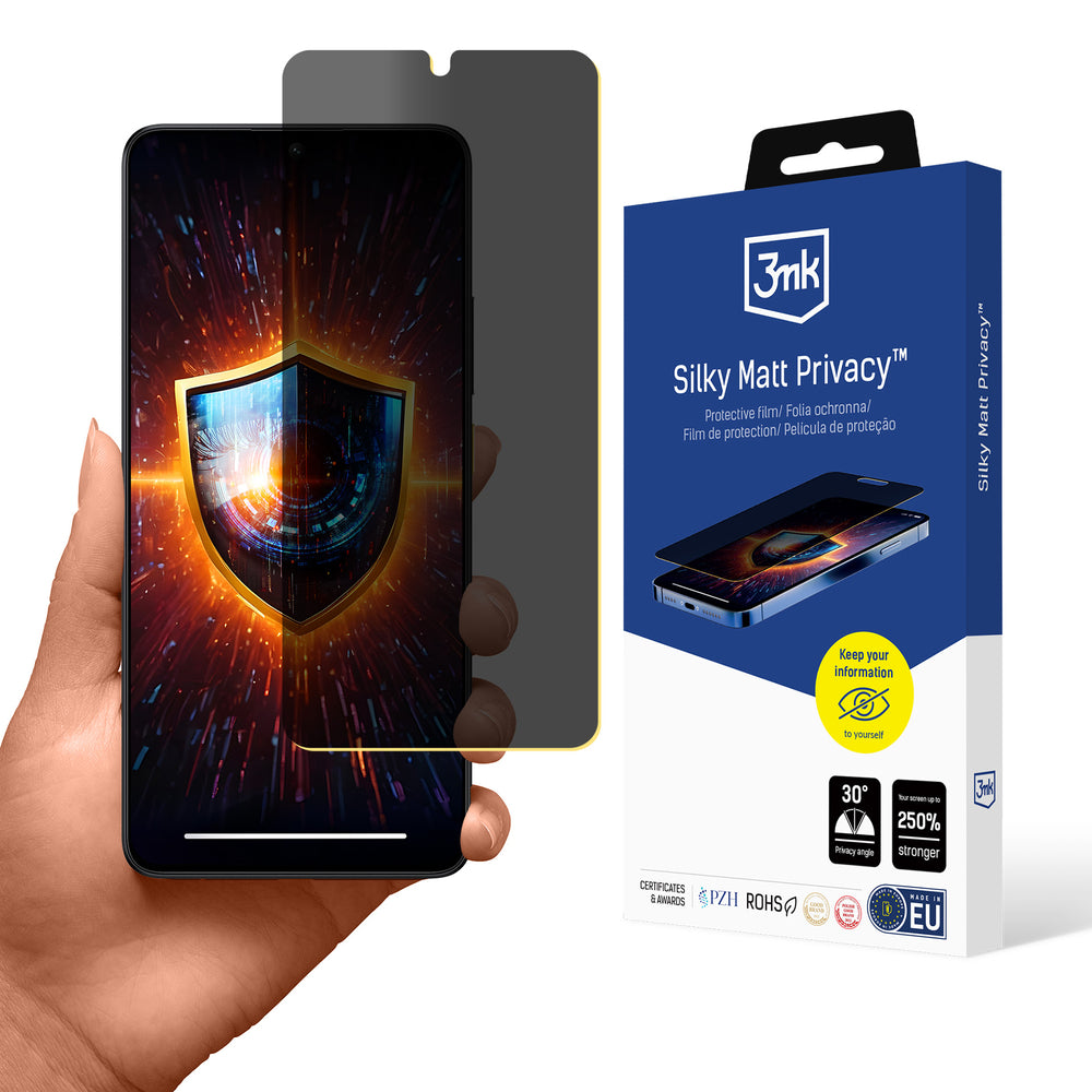 3mk Silky Matt Privacy Screen Protector for Xiaomi Poco X6 Pro 5G_0