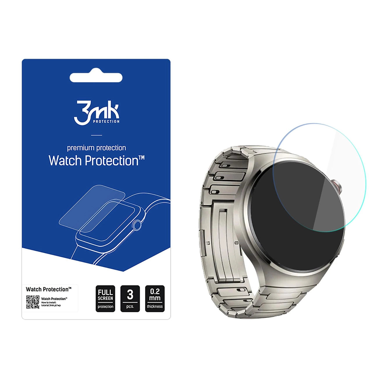 3mk Watch Protection ARC Protective Film for Huawei Watch 4 Pro Elite 48mm_0