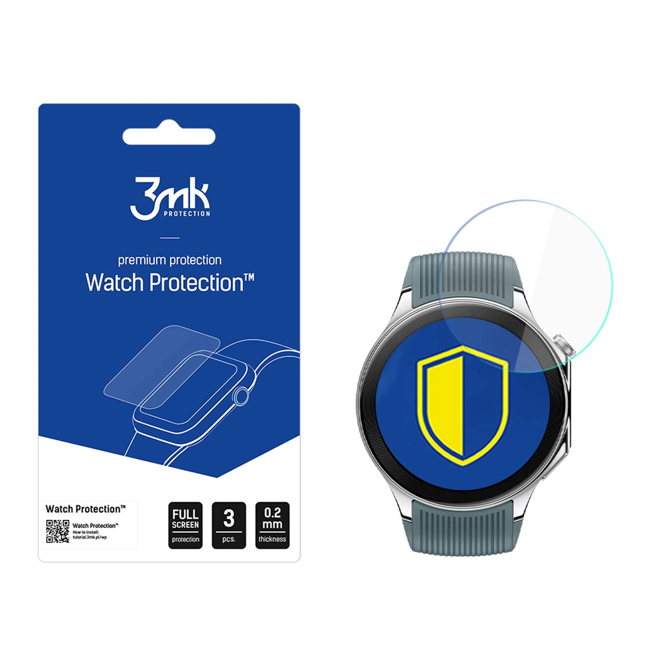 3mk Watch Protection ARC Protective Film for OnePlus Watch 2_0