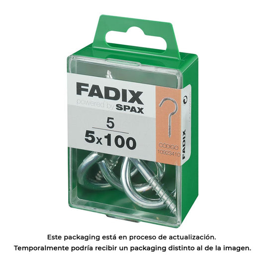 Caixa m 5 unid. camarÃ£o aberto zinco 5,0x100mm fadix_0