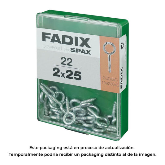 Caixa m 22 unid. camarÃ£o fechado zinco 2,0x25mm fadix_0