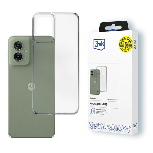 3mk Clear Case for Motorola Moto G55 5G - transparent_0