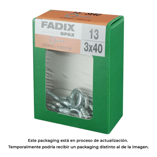 Caixa m 13 unid. camarÃ£o fechado zinco 3,0x40mm fadix_0