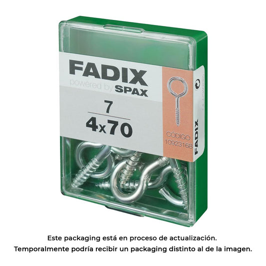 Caixa m 7 unid. camarÃ£o fechado zinco 4,0x70mm fadix_0