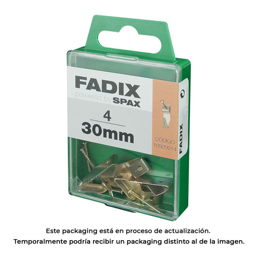 Caixa m 4 unid. fixaÃ§Ã£o quadros hansafix 30mm fadix_0