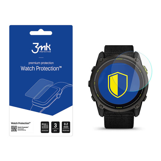 Hybrid Glass 3mk Watch Protection FlexibleGlass for Garmin Enduro 3_0