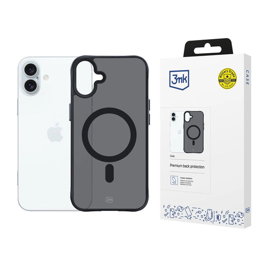 3mk Smoke MagCase with MagSafe for iPhone 16 Plus - semi-transparent_0