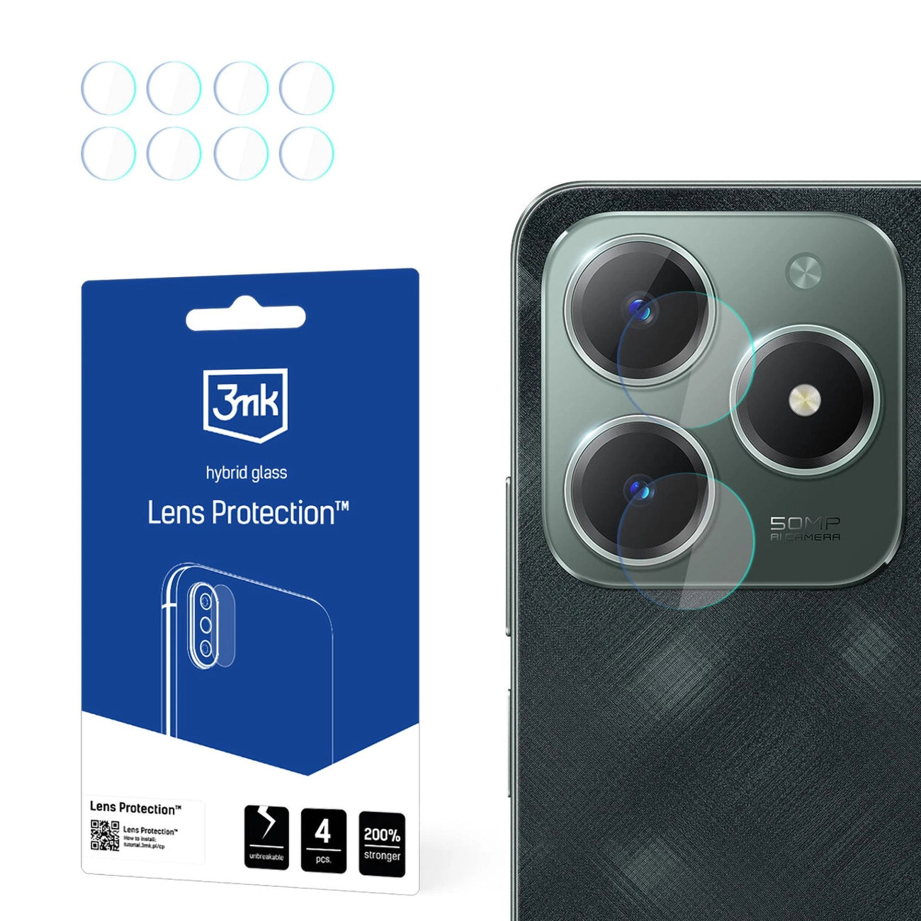 Camera Cover 3mk Lens Protection for Realme C61_0