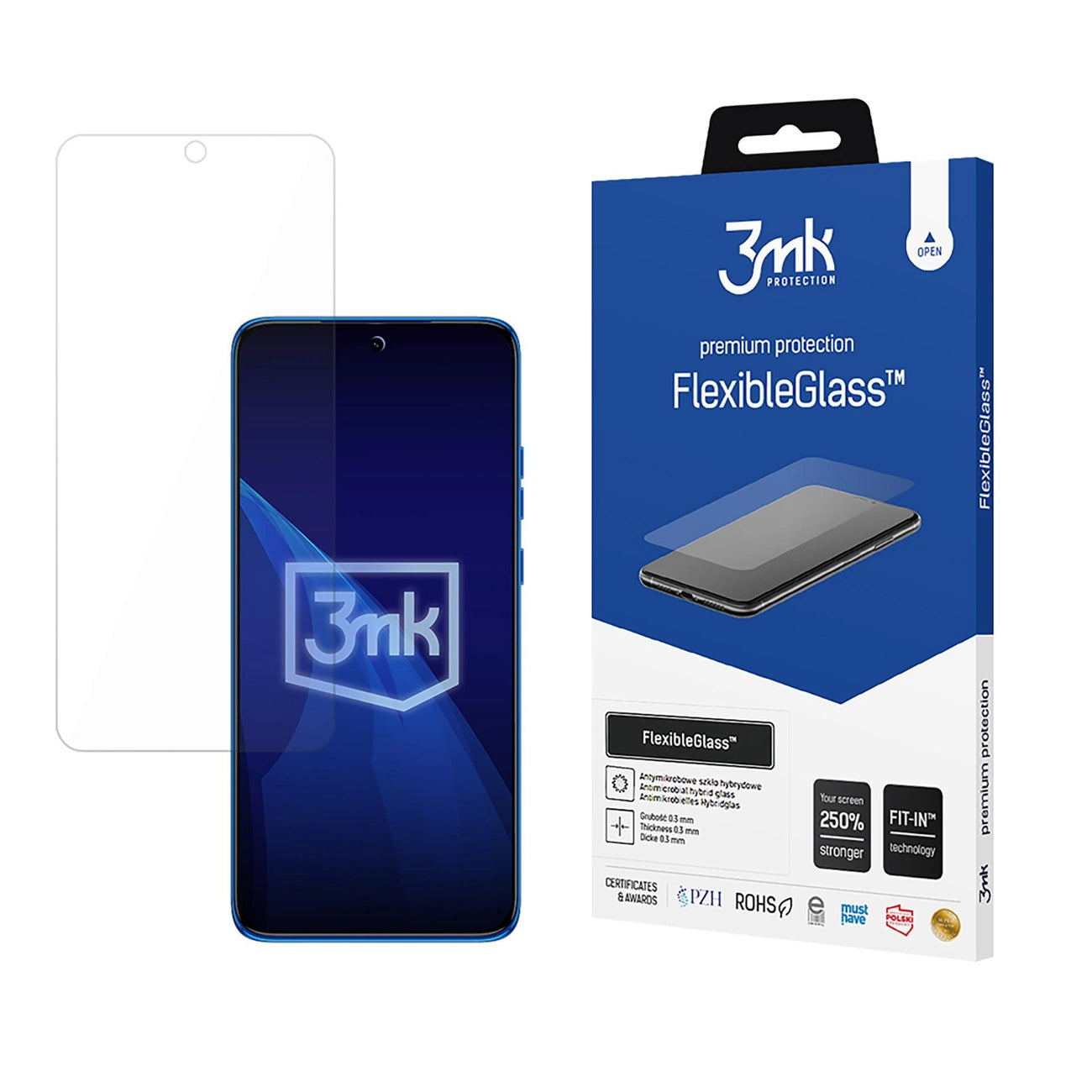Tempered glass 3mk FlexibleGlass for Motorola Edge 50 Neo_0