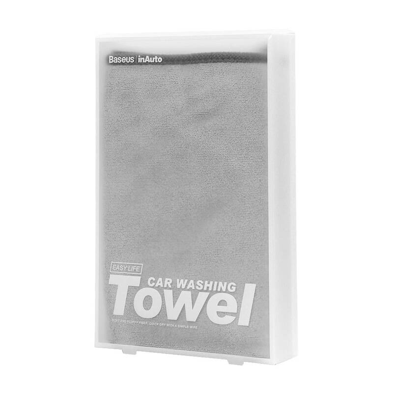 Baseus 2 x Microfiber Car Drying Towel Microfiber 40cm x 40cm Gray (CRXCMJ-0G)_13