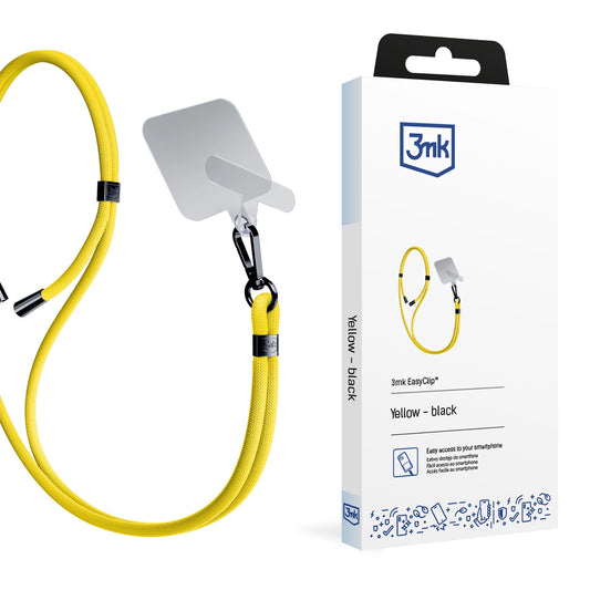 Smartphone Lanyard 3mk EasyClip - Yellow_0