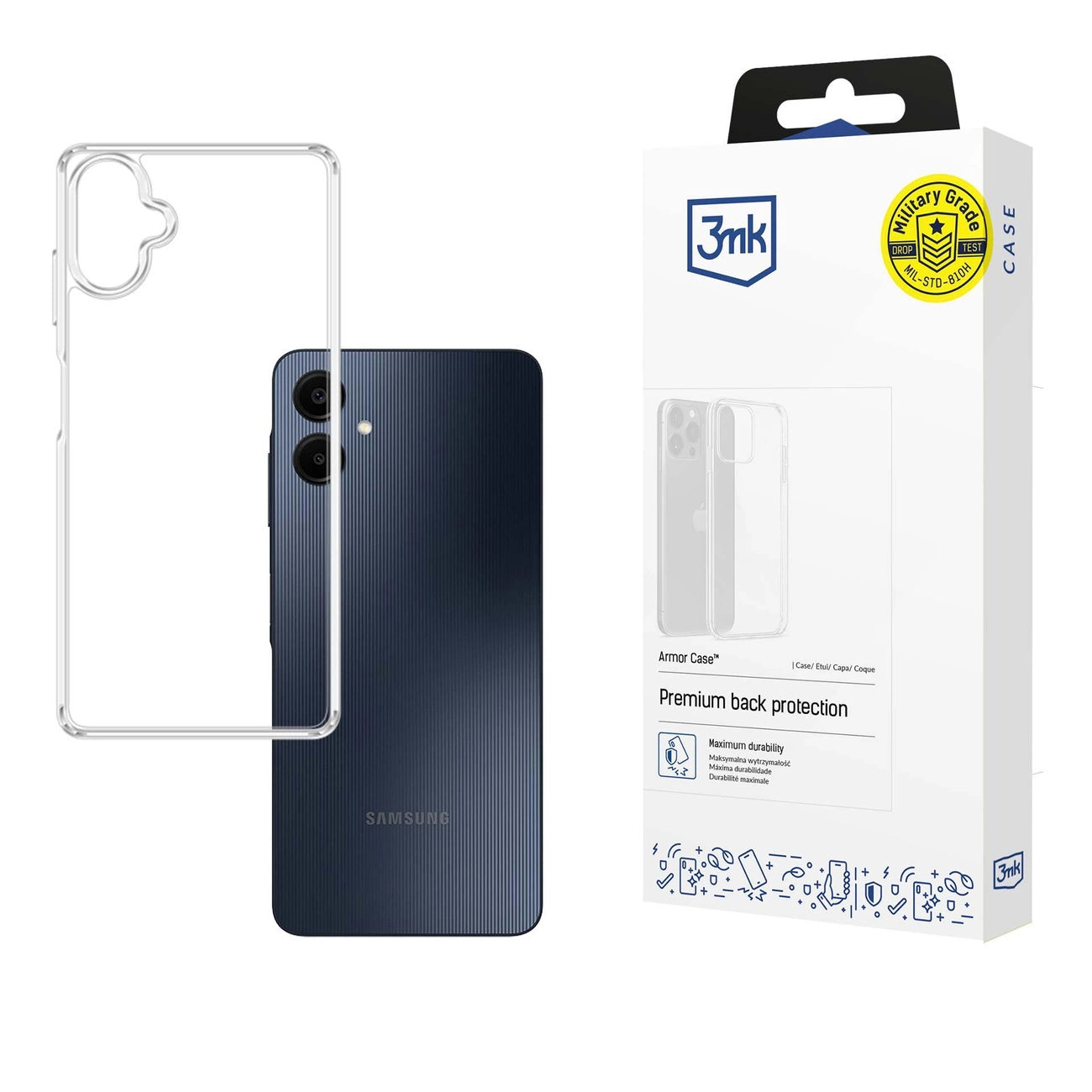 3mk Armor Case for Samsung Galaxy A06 - Transparent_0