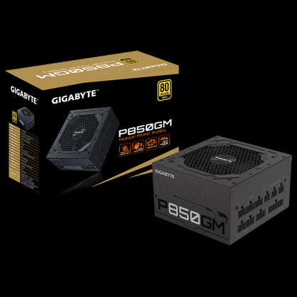 Fonte de Alimentação GIGABYTE 850 W / 20+4 Pin ATX / Preto / FA20154023_6