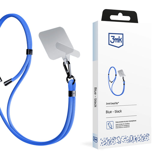 Smartphone Lanyard 3mk EasyClip - Blue_0