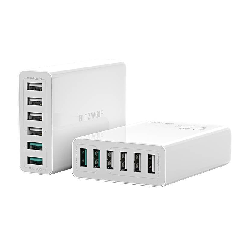 Charger 6x USB  Blitzwolf BW-S15, QC 3.0, 60 W (white)_0