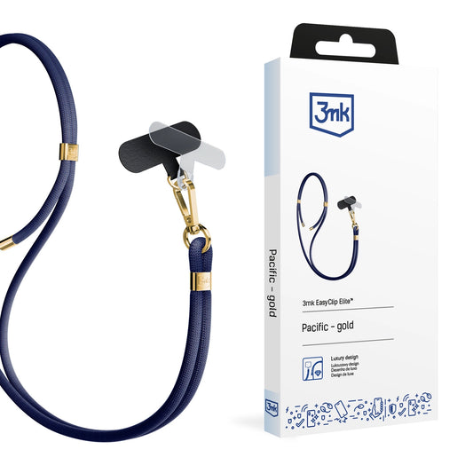 Smartphone lanyard 3mk EasyClip Elite - blue_0